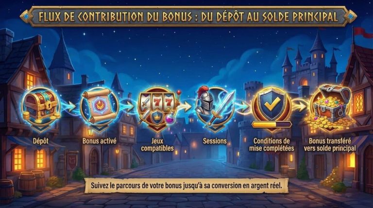 Kingdom Casino parcours bonus